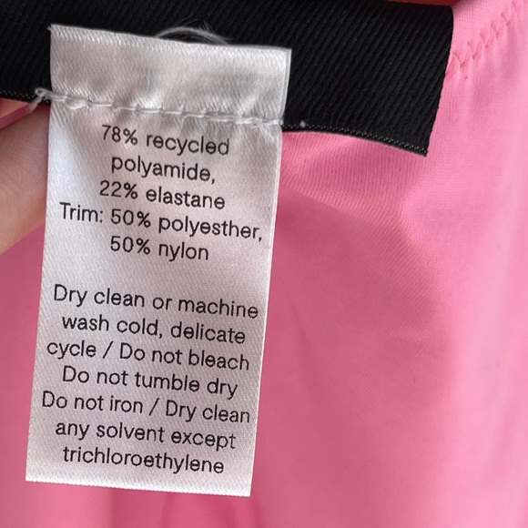 NWT Sleeper Ariel Pink Organza Ruffle Trim One Piece Swimsuit - Picture 7 of 7